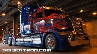 Transformers 4 filming in Chicago - Autobots + Optimus Prime + Hound - Age of Extinction