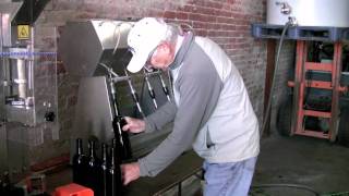 Bottling Wine On A Small Bottling Line