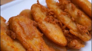 Crispy fried banana/Pisang goreng