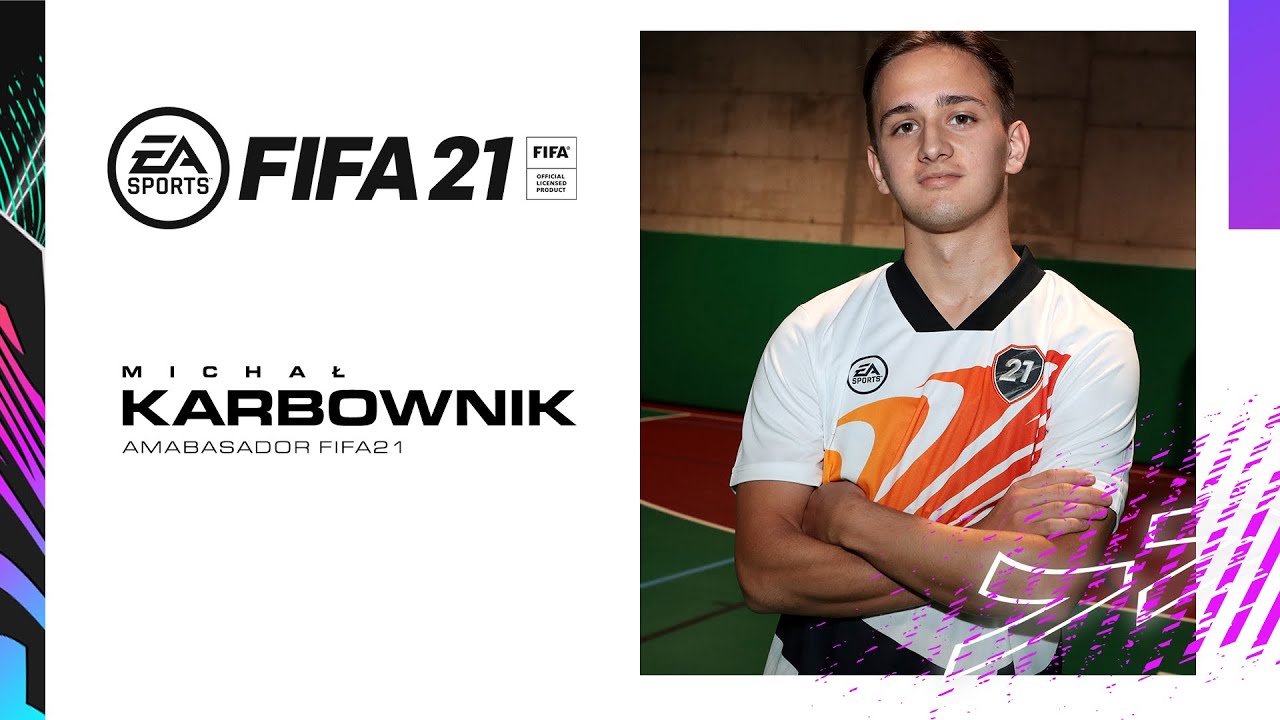 ⁣Michał Karbownik polskim ambasadorem gry FIFA 21!