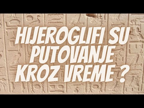 Egipatski Hijeroglifi su Povezani sa Putovanjem Kroz Vreme?