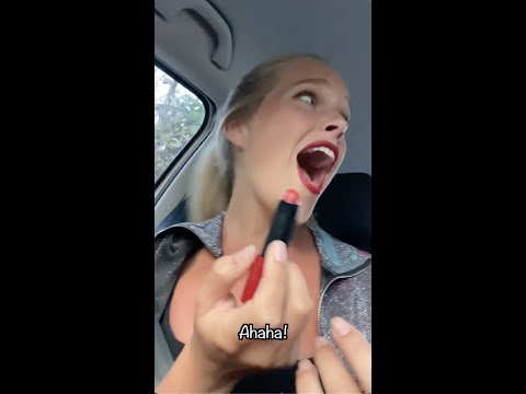 LIPSTICK PRANK!!  - #Shorts - LIPSTICK PRANK!!  - #Shorts