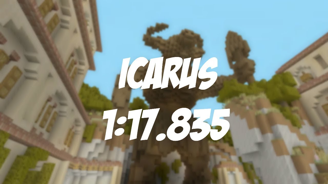 New Icarus World Record! 1:17.835 - Minecraft Glide - YouTube