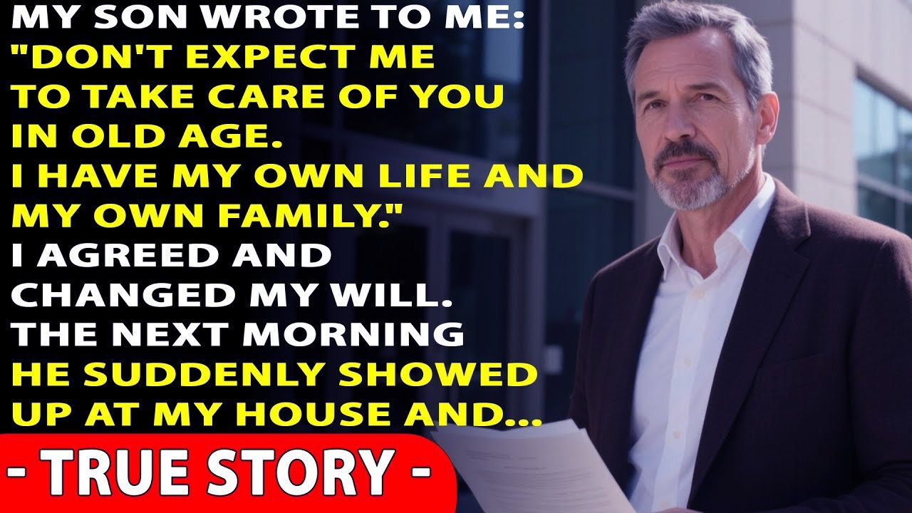 My son turned his back on me — one decision changed everything overnight…