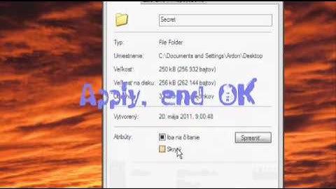 How to hide and UnHide Folder (WinXP,Vista,7,8.1,10)