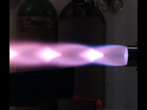 LOX/ethanol 2.5 kN rocket engine test at SPL