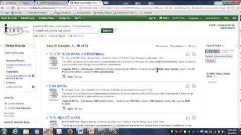 Keywords in database searching