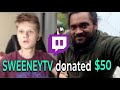 donating money to small streamers with my 1M views broxh video revenue