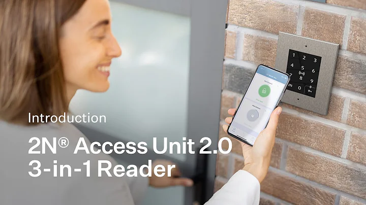 New 2N Access Unit 2.0 Touch Keypad, Bluetooth & RFID | 🎯 The New 3-in-1 Reader