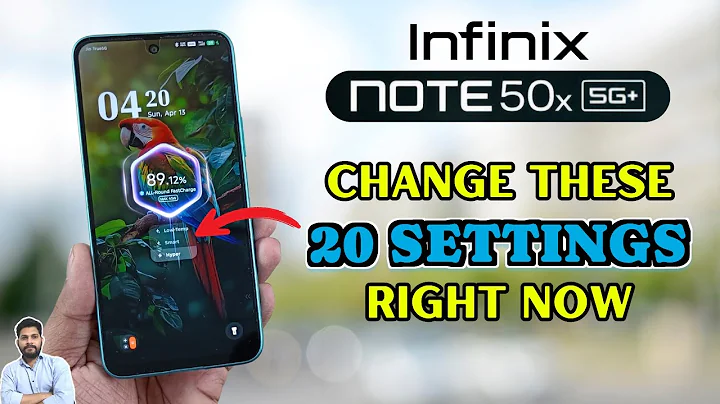 Infinix Note 50x 5G+ : Change These 20 Settings Right Now
