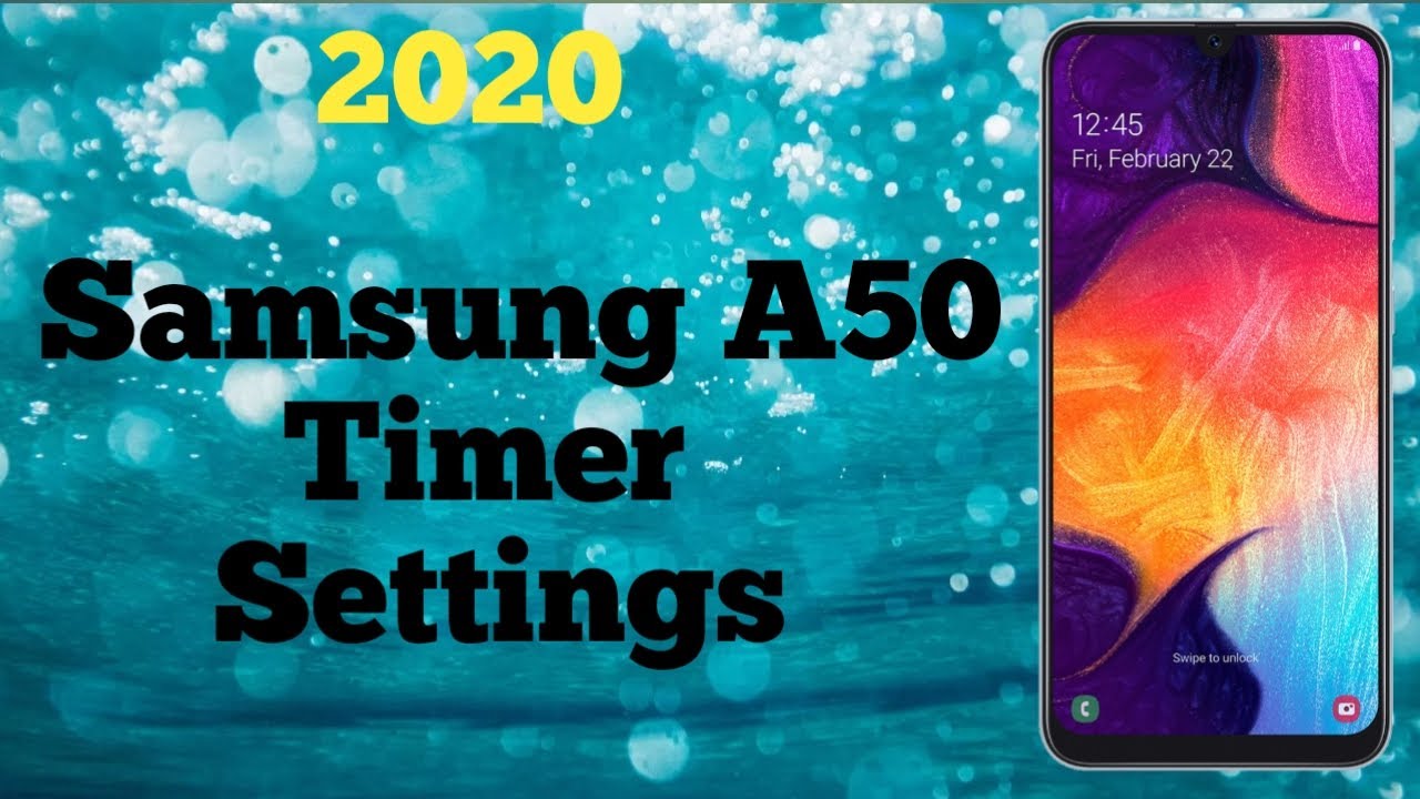 Samsung Galaxy a50 camera seconds timer setting How to Samsung Galaxy ...