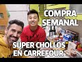 HAUL COMPRA SEMANAL: SUPER CHOLLOS CARREFOUR! Ahorramos 40 euros! Más barato que MERCADONA