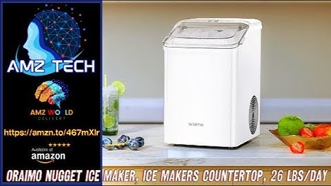 Describing Oraimo Nugget Ice Maker, Ice Makers Countertop, 26 Lbs/Day, Amazon