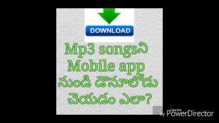 How to download mp3 songs .download ...