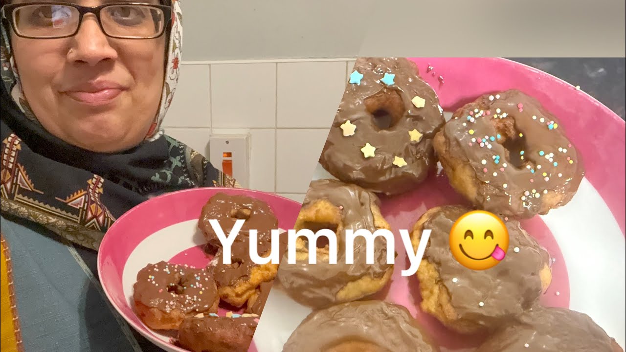 😛Рецепт домашних пончиков ￼альхамдулиллах 🥰/Влог Махназ Азиз