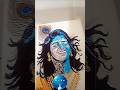 Shri Krishna Painting 😍 | Beautiful Krishna Drawing Step by Step 🎨 #shorts #viral