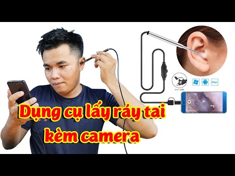 REVIEW Dụng cụ lấy ráy tai kèm camera có tác dụng hay không ? | Kiên Review