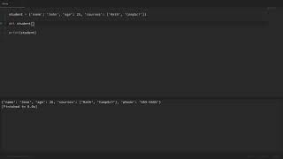 Python Tutorial for Beginners 5  Dictionaries   Working with Key Value Pairs 1080p60