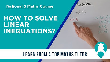 How to solve inequations - National 5 Maths