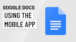 Using Google Docs on a Mobile Device screenshot 5