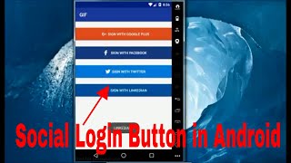 How to Create Social Button in Android