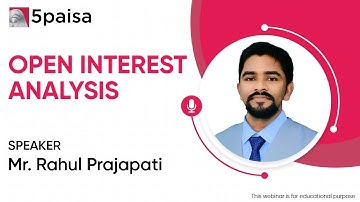 Master Open Interest Analysis for Smarter Trading Decisions | Live Webinar with Rahul Prajapati