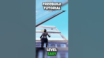 Freebuild Tutorial l Level Easy #fortnite #freebuild #tutorial #easy #learn #practice #kbm
