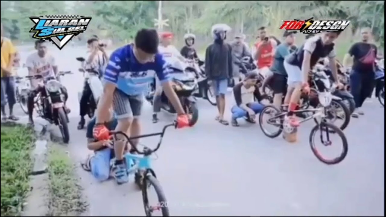 Balap Liar Sepeda BMX YouTube
