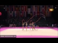 United states 3 ribbons and 2 hoops aa world championships montpellier 2011