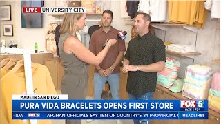 Fox5 San Diego Interview | Pura Vida | Retail Store