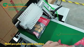 Multi pcs pita flow pack machine - Automatic servo control flow pack machine Packing machine factory Net Worth