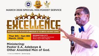 RCCG MARCH 2026 SPECIAL HOLY COMMUNION SERVICE