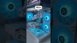 Black VS White , Which one are you chosing? #pcbuild #gaming #pc