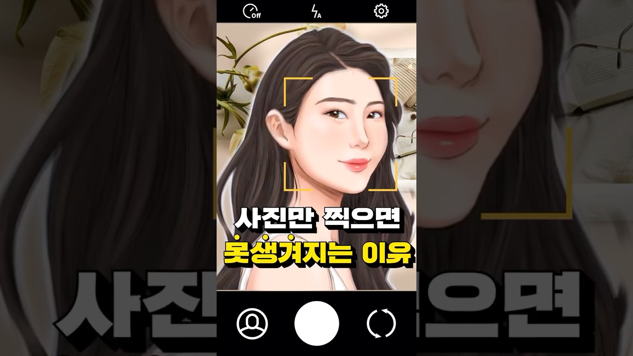 사진만 찍으면 못생겨보이는 이유 