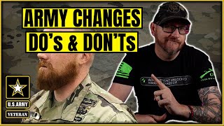 Changes the Army should and should not make