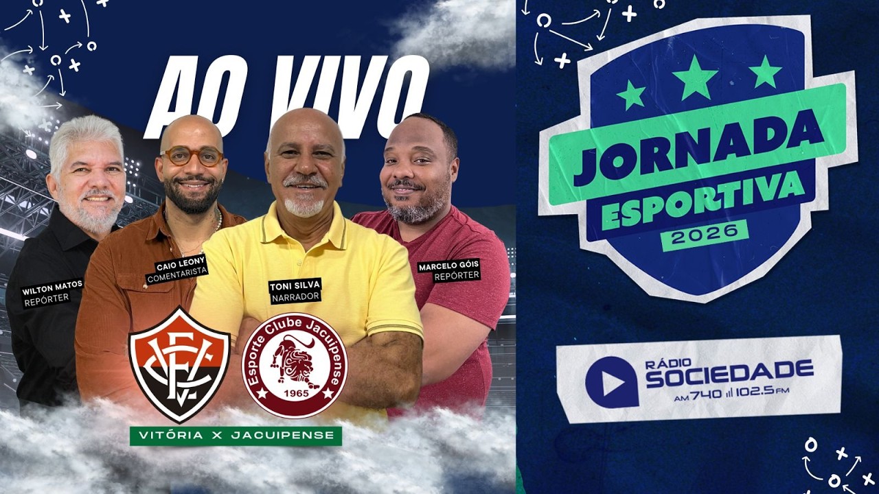 Vitória x Jacuipense - Campeonato Baiano 2026 - Rádio Sociedade