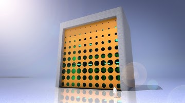 Rhino Grasshopper Architectural Building with Curve Attractor Skin Timelapse Overview