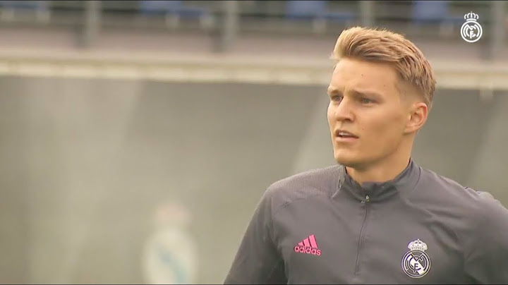 Martin Ødegaard first day back at Real Madrid!