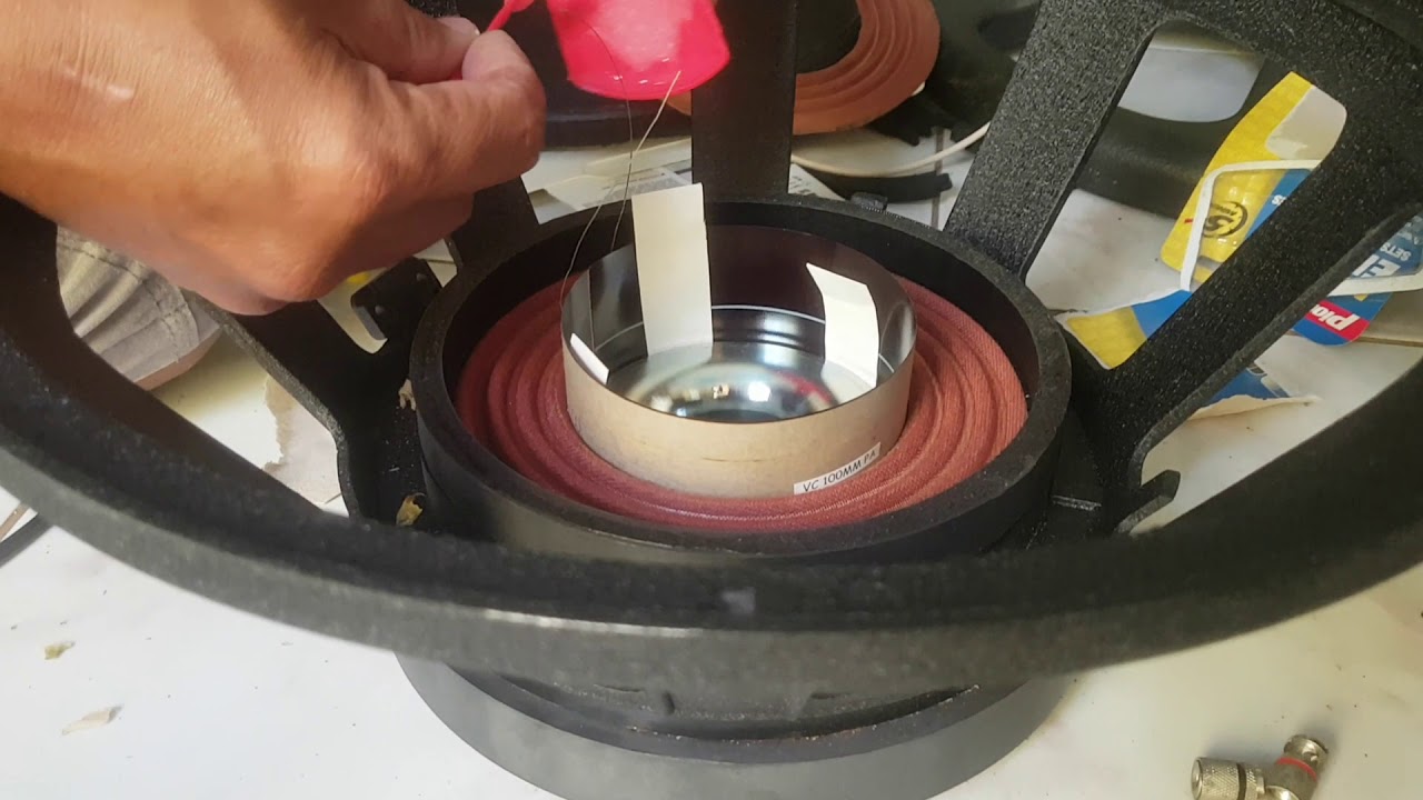 How to replace a Loudspeaker voice coil JH159 - YouTube
