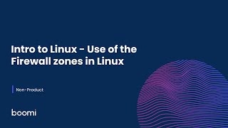 Intro to Linux - Use of the Firewall zones in Linux
