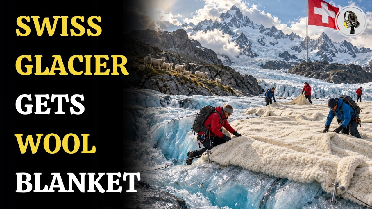 Switzerland Tests Sheep Wool Blankets to Slow Alpine Glacier Melting | WION Podcast Switzerland Tests Sheep Wool Blankets to Slow Alpine Glacier Melting | WION Podcast