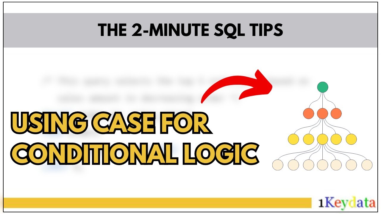 2-Minute SQL Tips: Using the CASE Statement for Conditional Logic