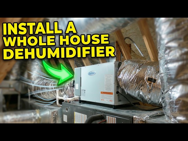 How to Install a Whole House Dehumidifier into the HVAC System?