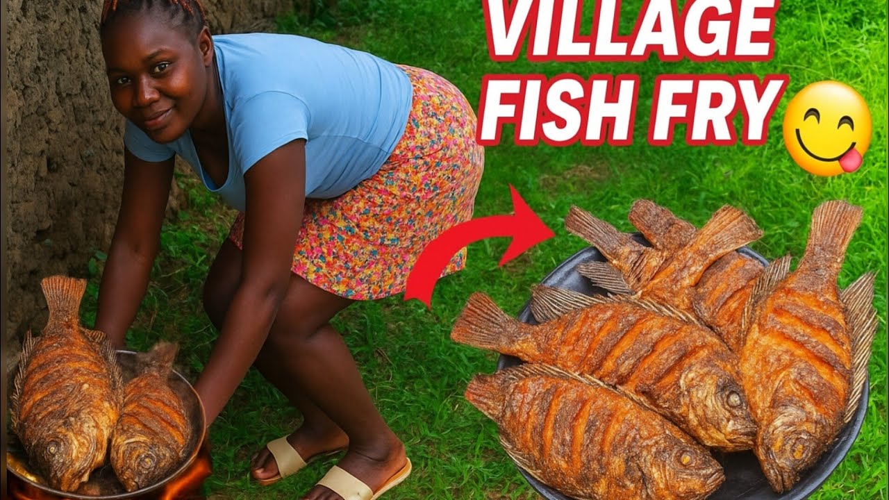 Irresistible village fish fry , crispy and tasty 😋😋