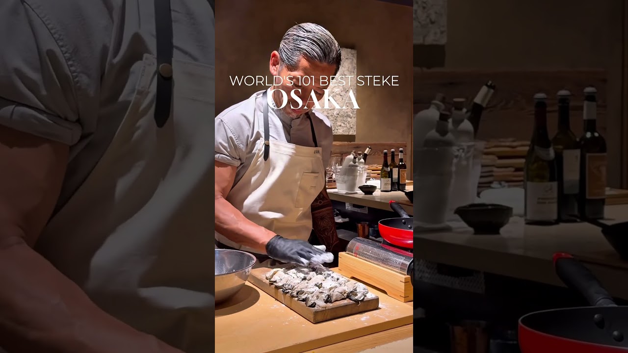 An Osaka Wagyu restaurant selected as one of "WORLD 101'S BEST STEAKS"!