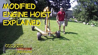 Modified Engine Hoist Explained.crane