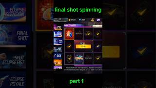 FINAL SHORT SPINNING  PART 1... #freefireindia #freefiremax #ffspinevent