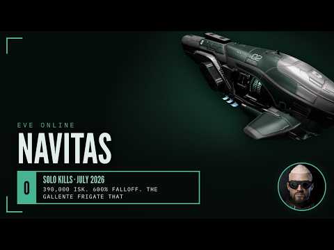 EVE Online Navitas Guide — 390,000 ISK. 600% Falloff. The Gallente Frigate That Repairs Armour From