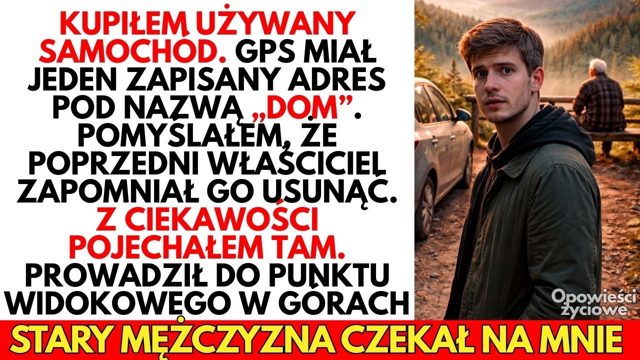 KUPIŁEM używany samochód  Poprzedni właściciel zostawił mi tajemniczą WIADOMOŚĆ w GPS ie   Opowieści