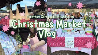Market Vlog ☃️ First Christmas market of the year❄️ how much did I make?